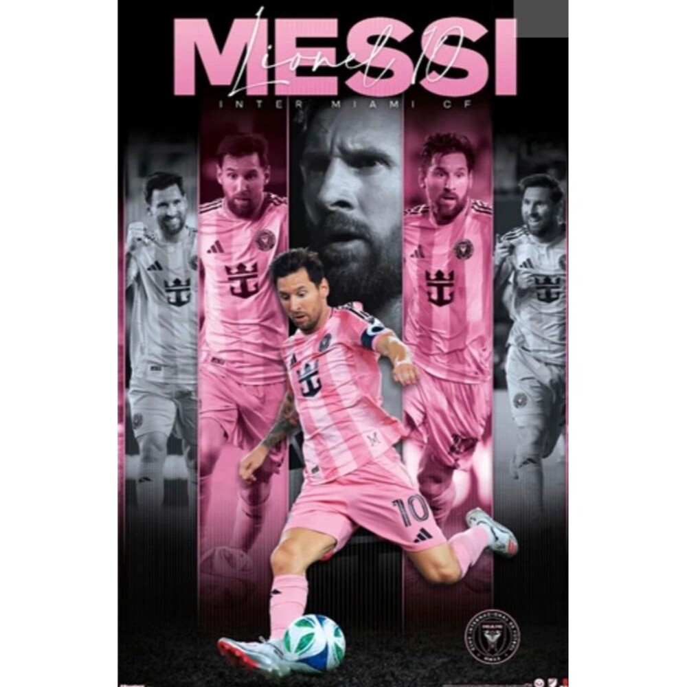 Messi Soccer Poster 22.375 x 34